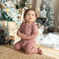 Chocolate Bamboo Fleece Footie W/2 Way Zipper (New Retail Item) / 12-18m