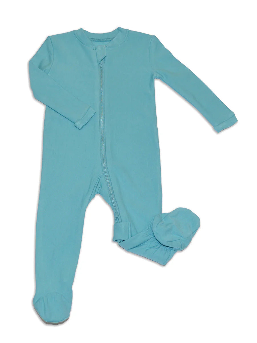Reef Bamboo Fleece Footie W/2 Way Zipper (New Retail Item) / 12-18m