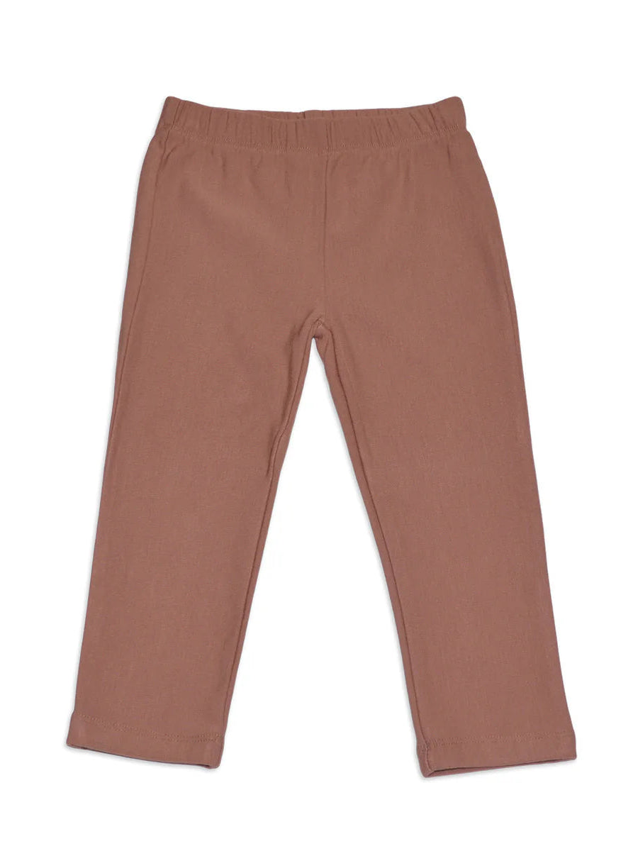 Chocolate Bamboo Fleece Leggings (New Retail Item) / 2T