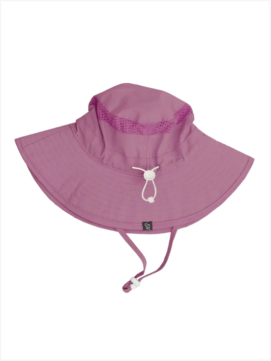 Honeysuckle Bucket Sunhat - Berry / 3-10 years