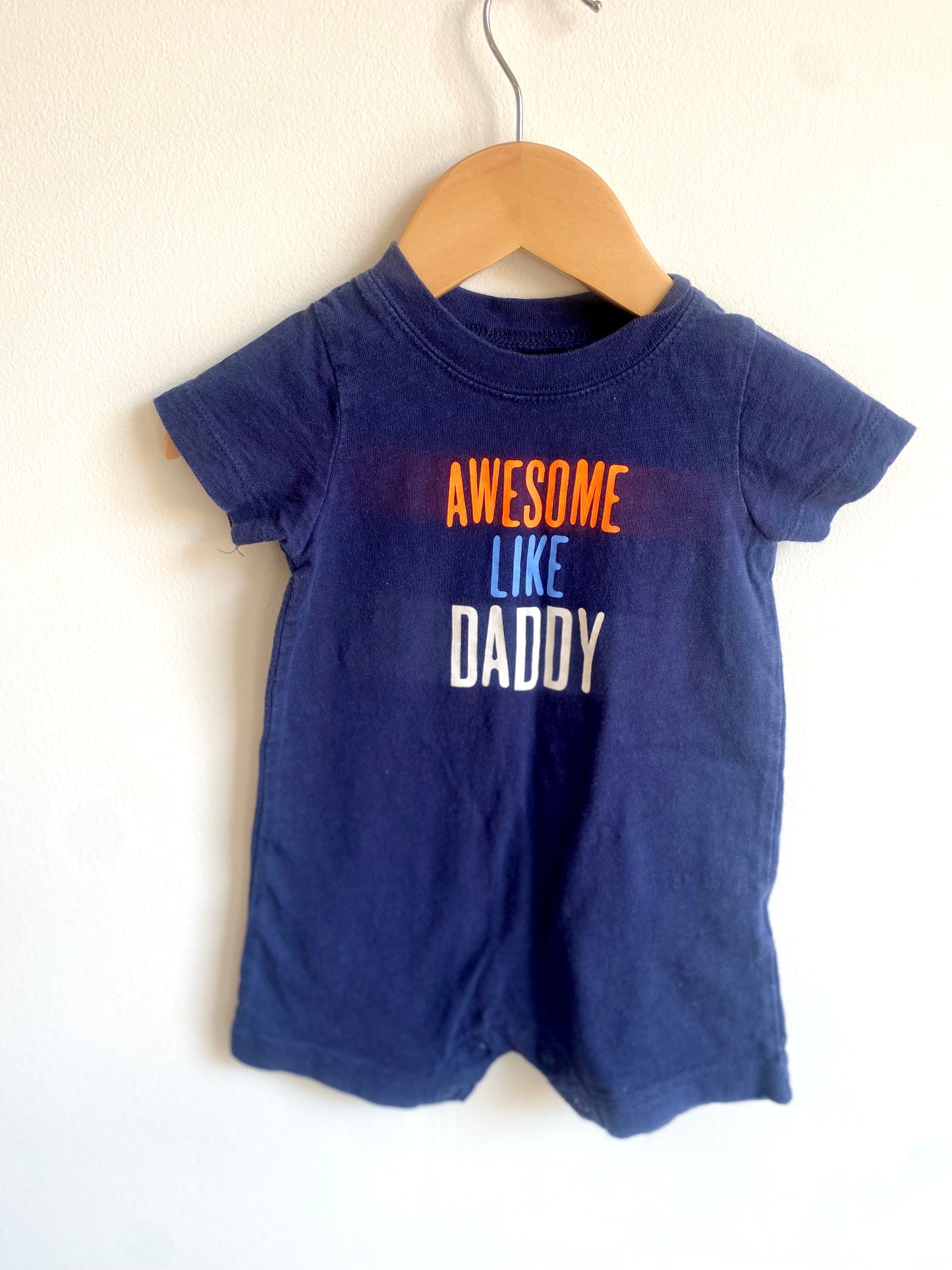 Awesome Like Daddy Romper / 12m
