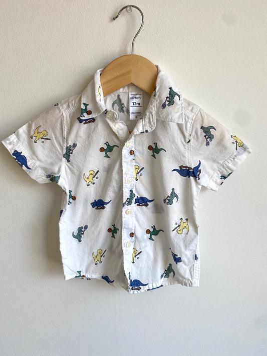 Dino Sports Button Up Shirt / 12m