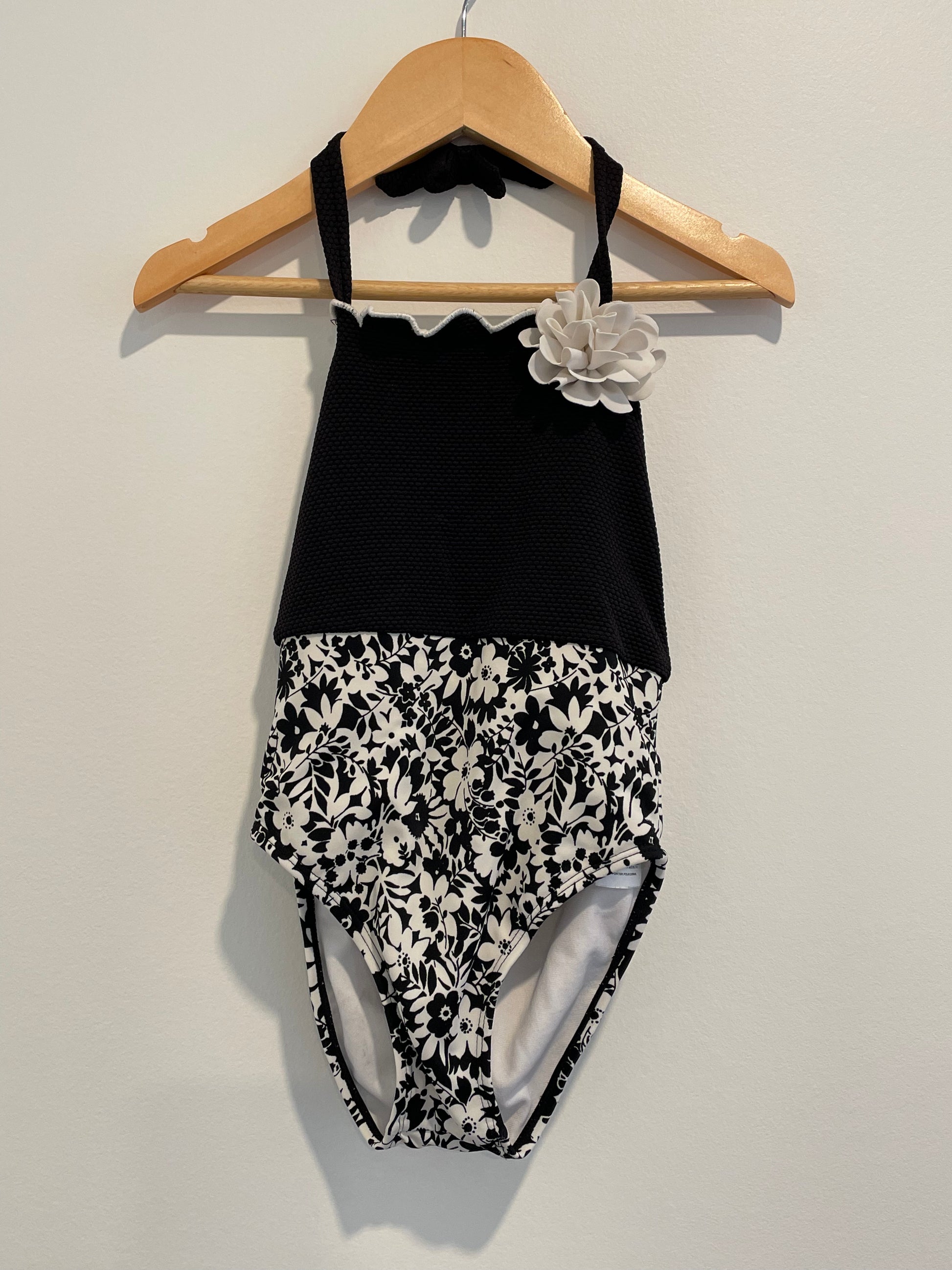 Black and White Janie and Jack Swimsuit 4T