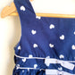 Navy Heart Dress / 4T