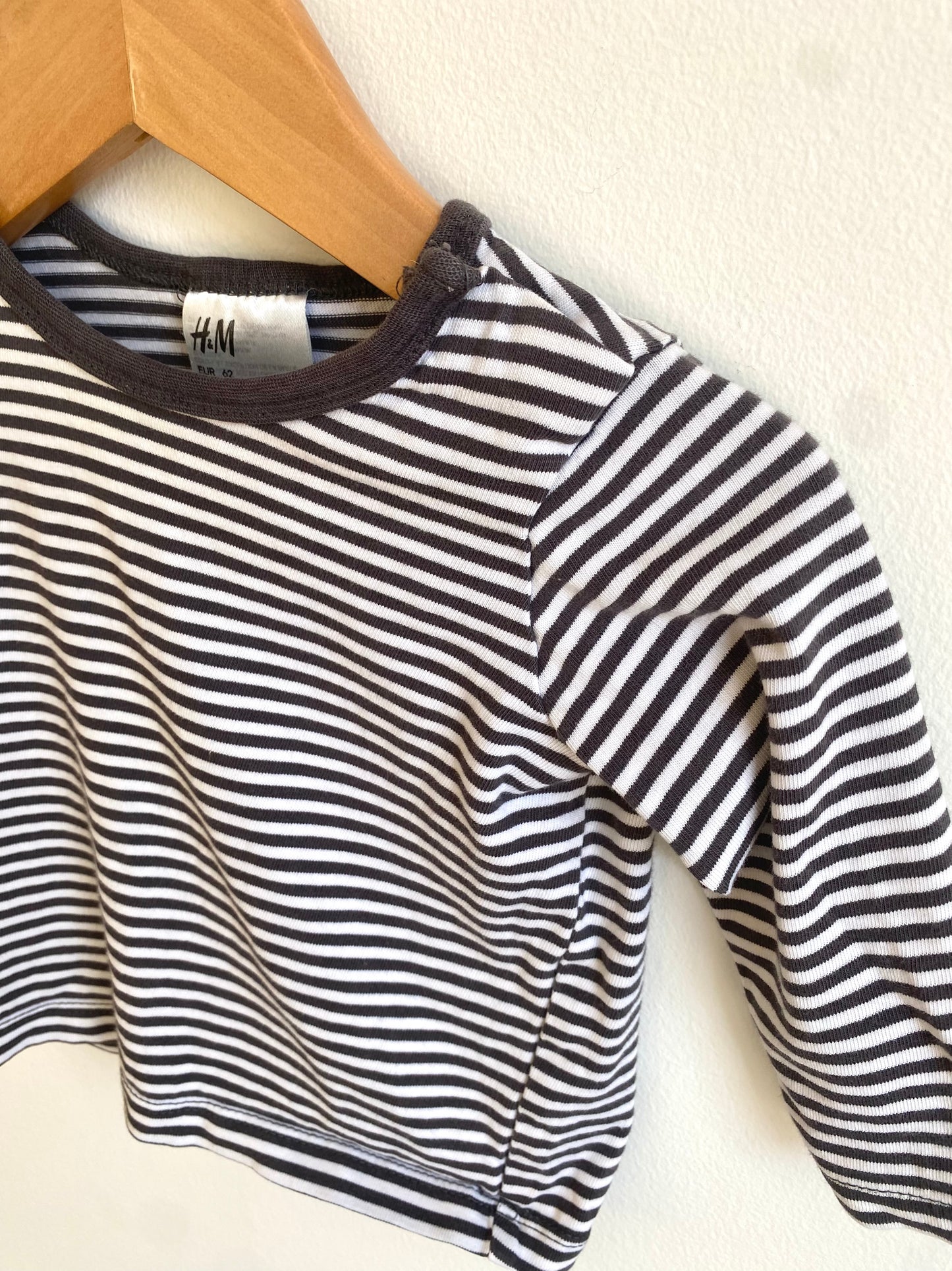 Striped Long Sleeve Shirt / 2-4m