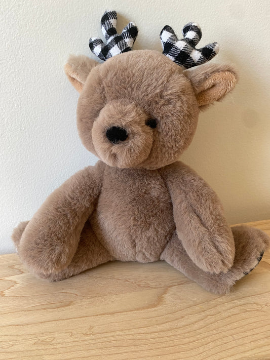 Teddy Bear with Antlers Stuffy