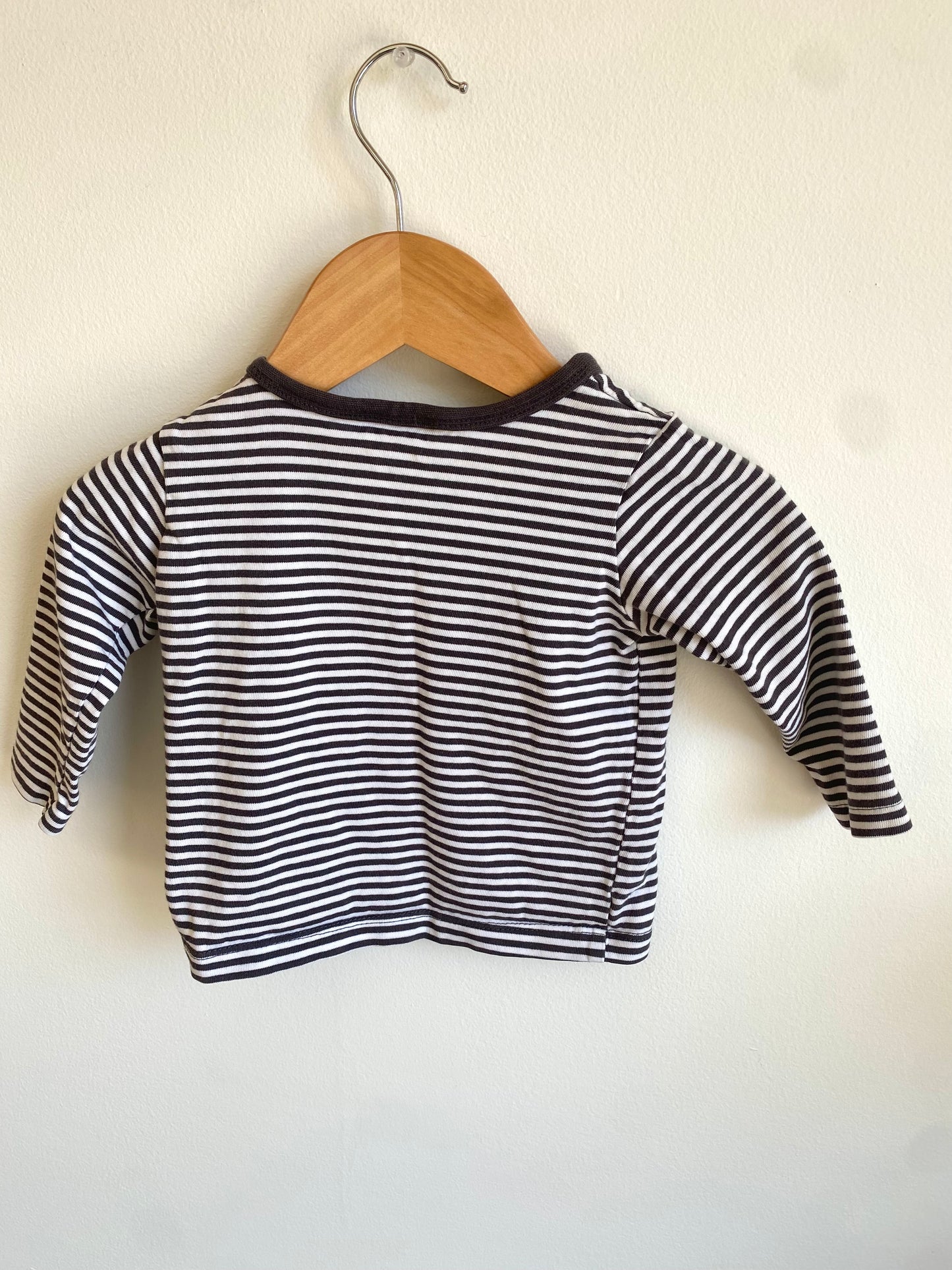 Striped Long Sleeve Shirt / 2-4m