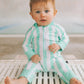 Full Zip Sunsuit - Cabana Stripe (New Retail Item) / Sizes 0-2T