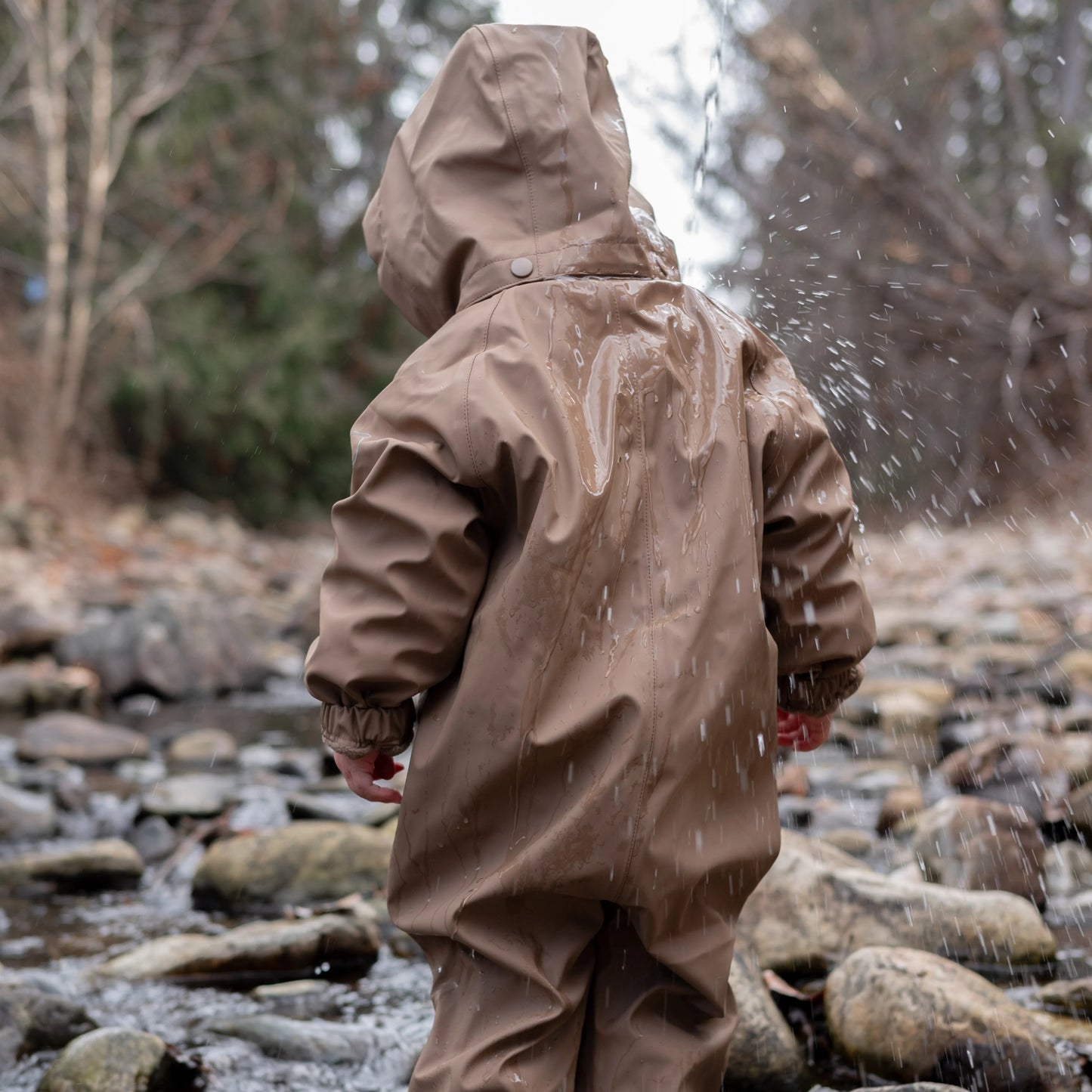 Roobear Waterproof Fleece-Lined Suit - Maple Brown (New Retail Item)