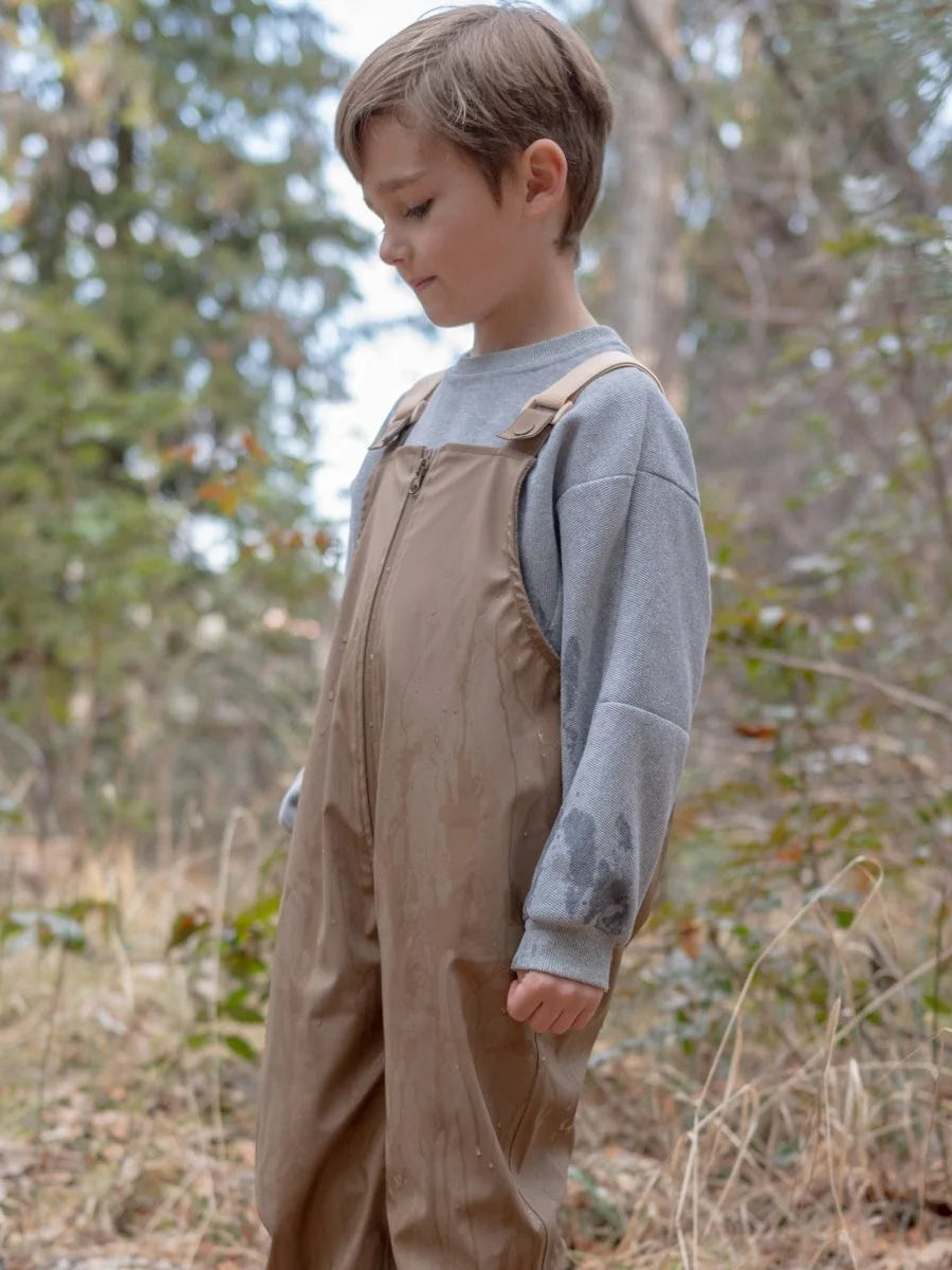 Roobear Waterproof Fleece-Lined Overalls- Maple (New Retail Item)/ 4T