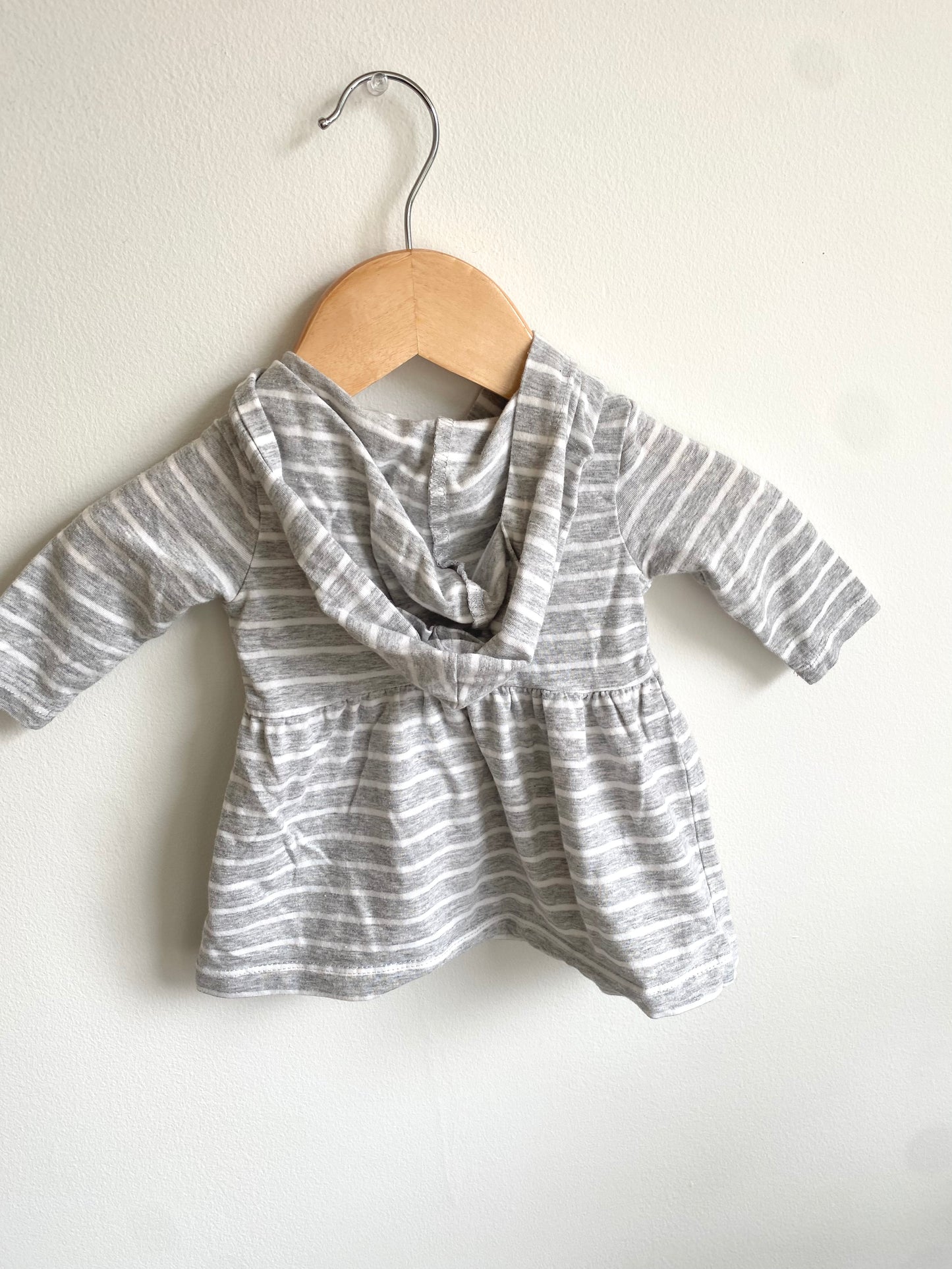 Striped Hoodie with Heart Pockets / 3m