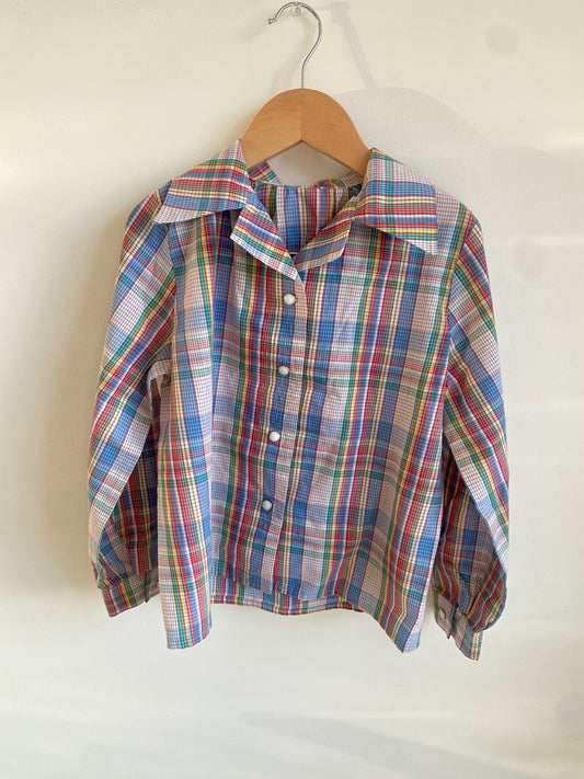 Vintage Snap Button Up / 8 years