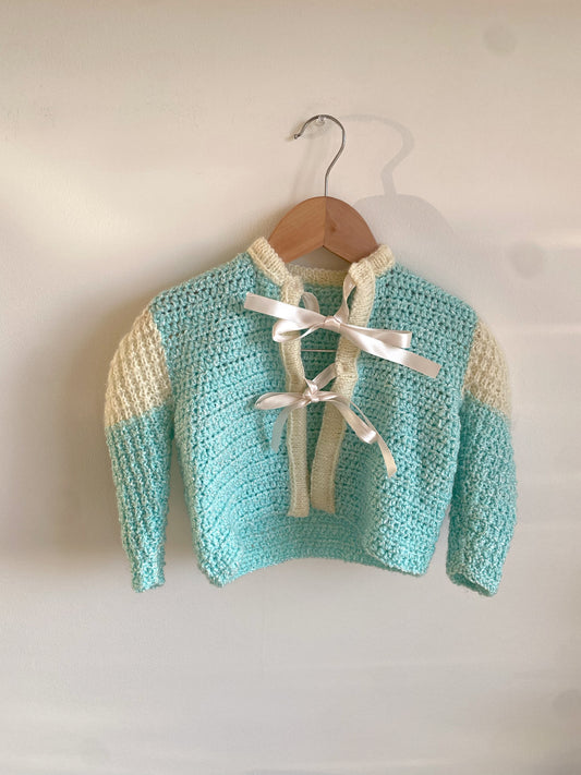 Knitted Sweater with Ties / 12m