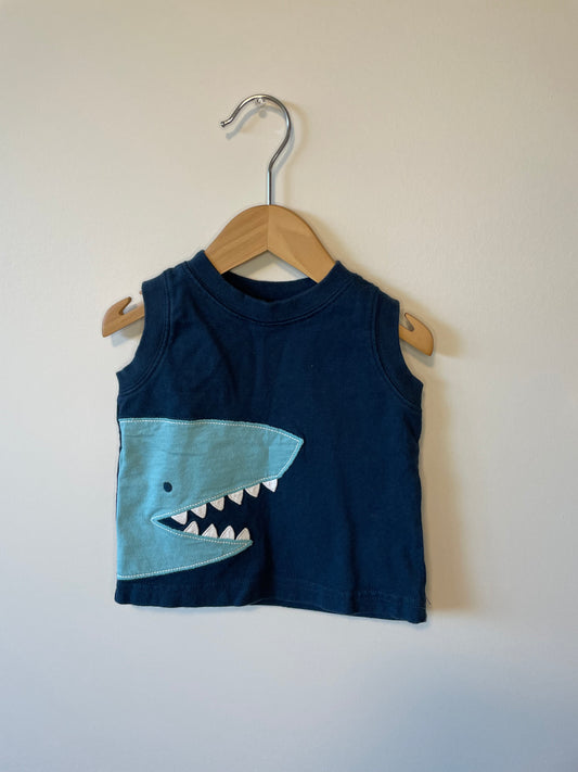 Shark and Shorts Set/ 3-6m