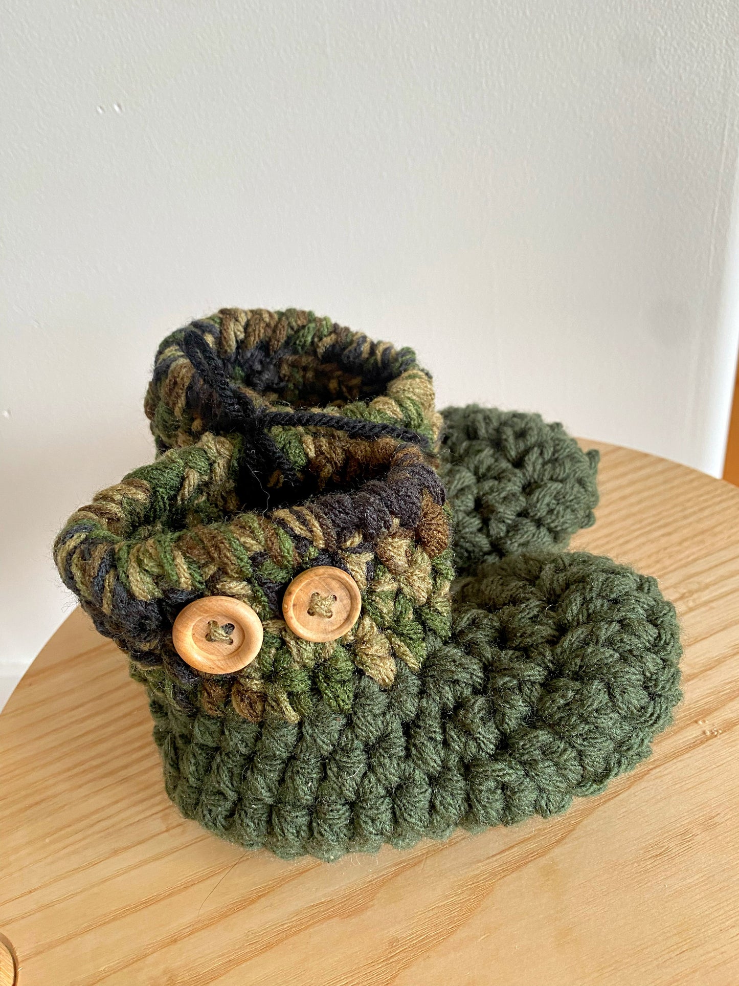 Handmade Knitted Slippers / Size 5 Toddler