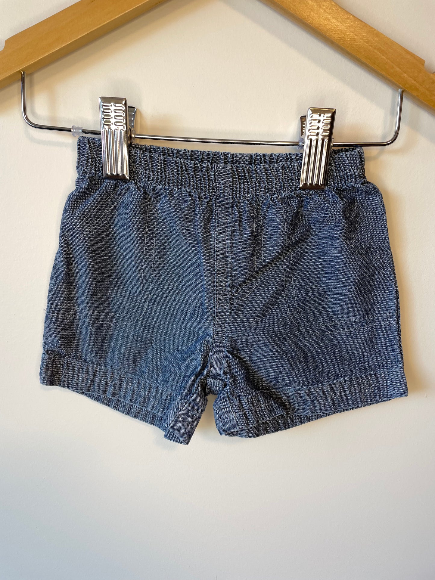 Blue Chambray Shorts / 3m