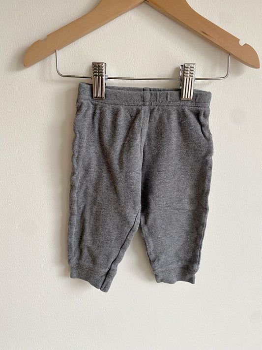 Grey Comfy Sweatpants / 6-9m