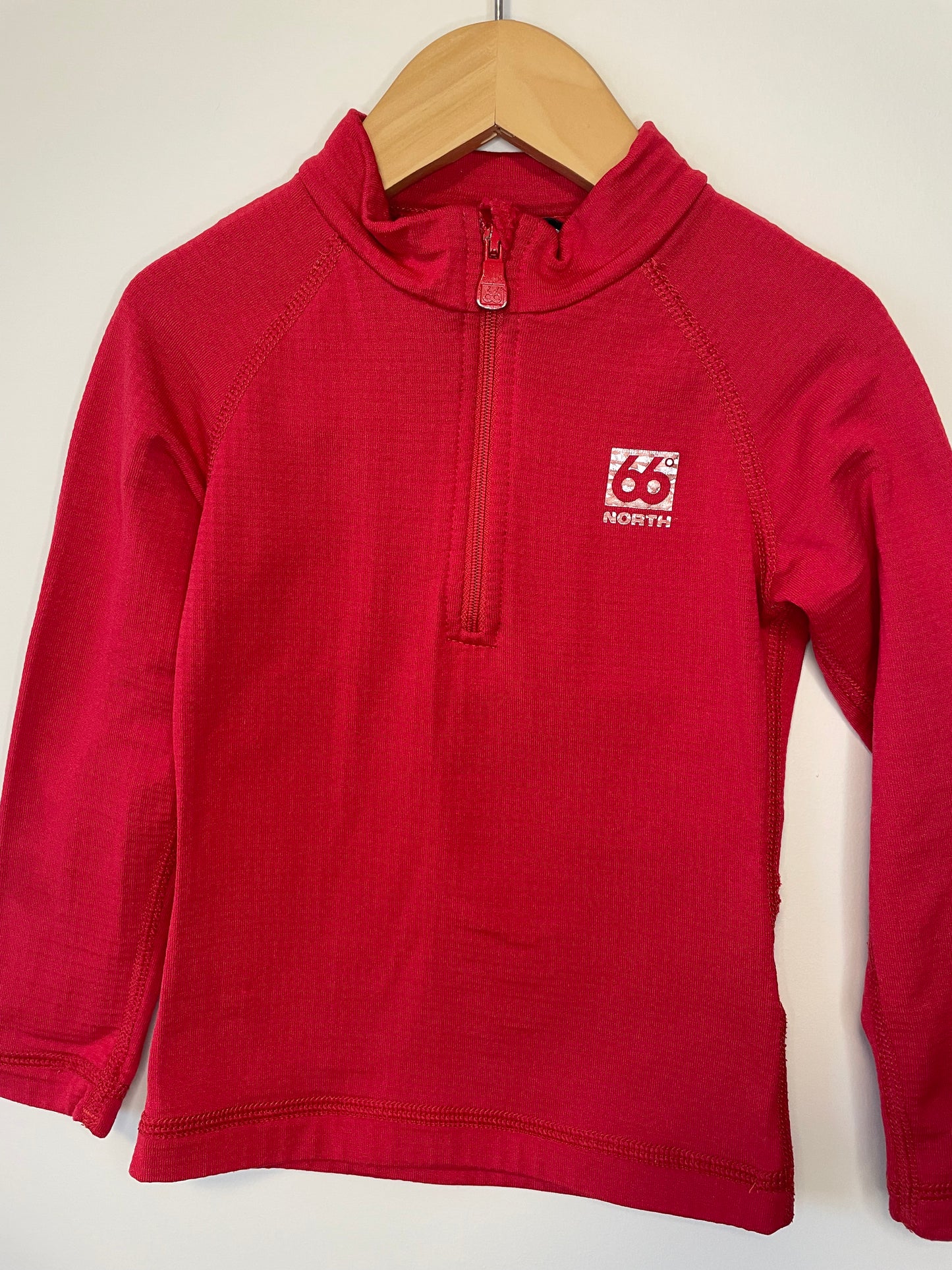 Red Athletic Long Sleeve / 3-4T
